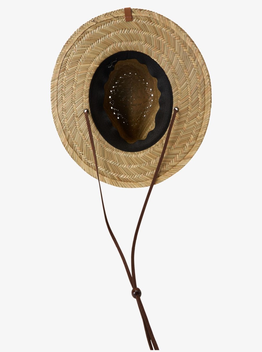 Mens Quiksilver Hats | Jettyside Straw Lifeguard Hat Natural