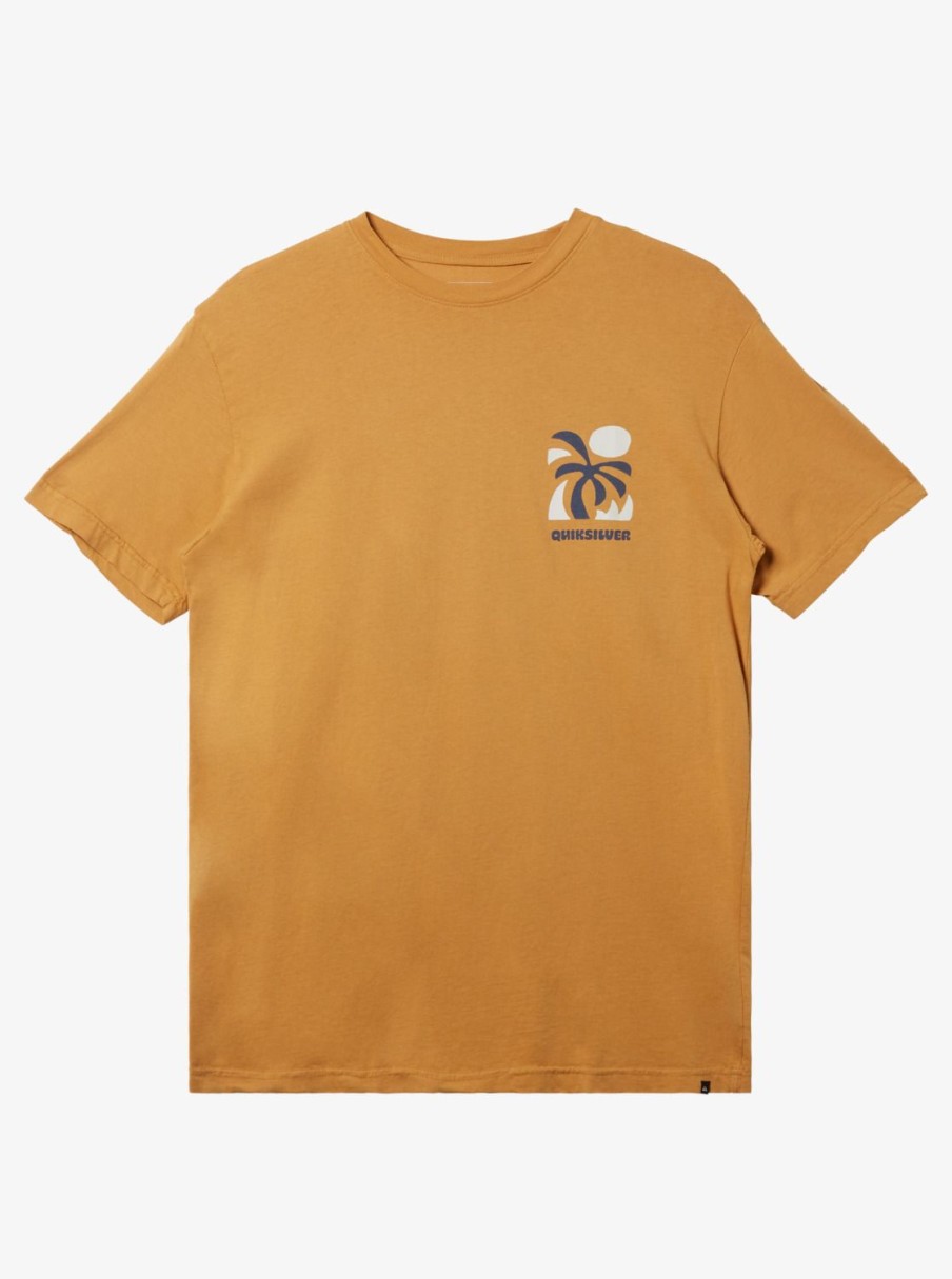 Mens Quiksilver Tees | Summer Hope T-Shirt Mustard