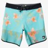 Mens Quiksilver Boardshorts | Highline Scallop 19" Boardshorts Blue Radiance