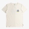 Mens Quiksilver Tees | Andy Y Andy T-Shirt Snow White