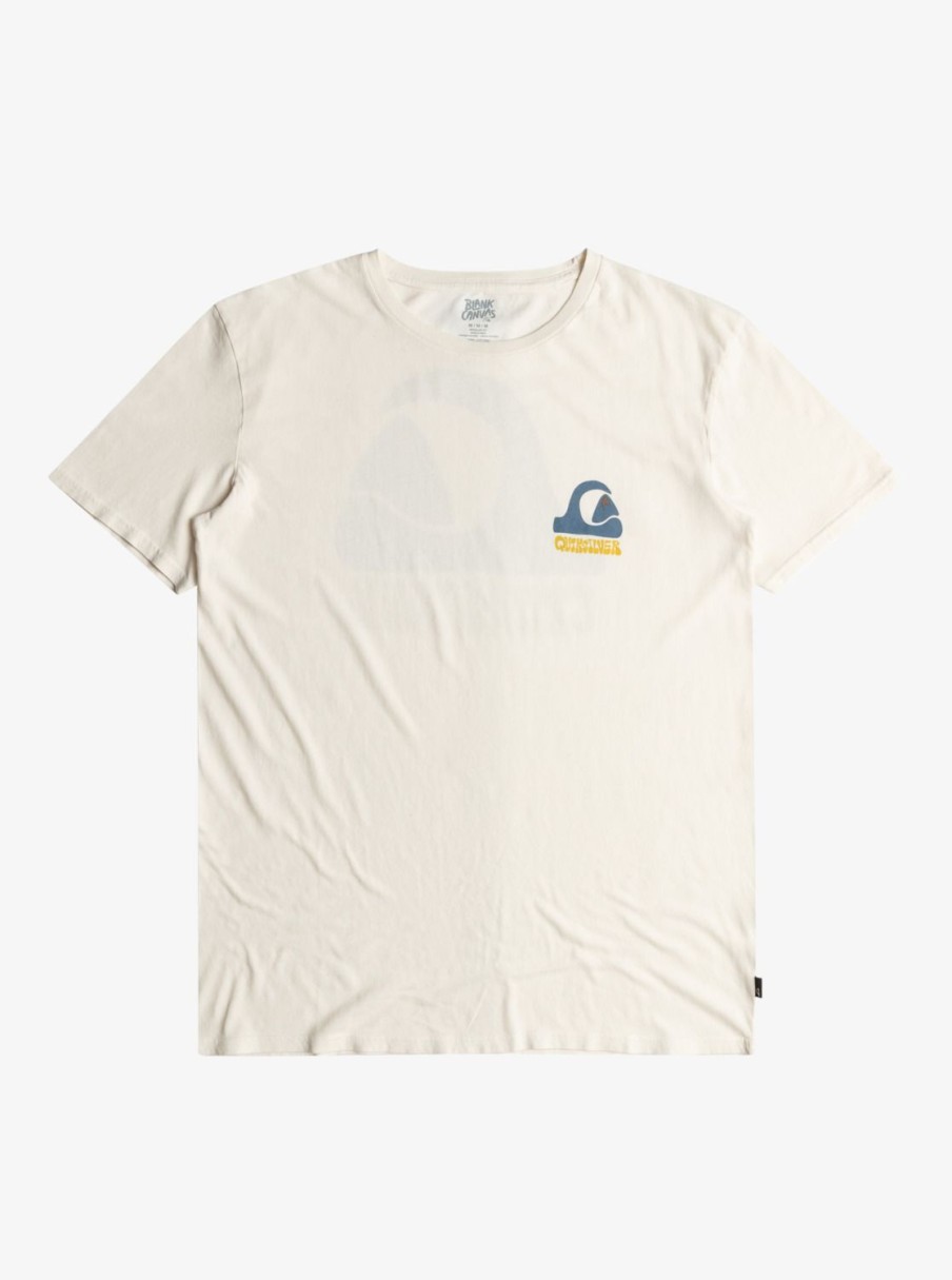 Mens Quiksilver Tees | Andy Y Andy T-Shirt Snow White