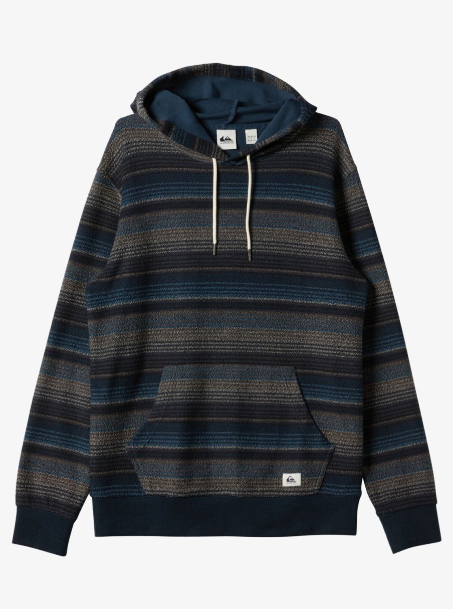 Mens Quiksilver Sweatshirts & Hoodies | Great Otway Hoodie Midnight Navy Great Otway