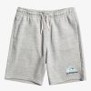 Boys Quiksilver Shorts | Boy'S 8-16 Easy Day Joggers Light Grey Heather