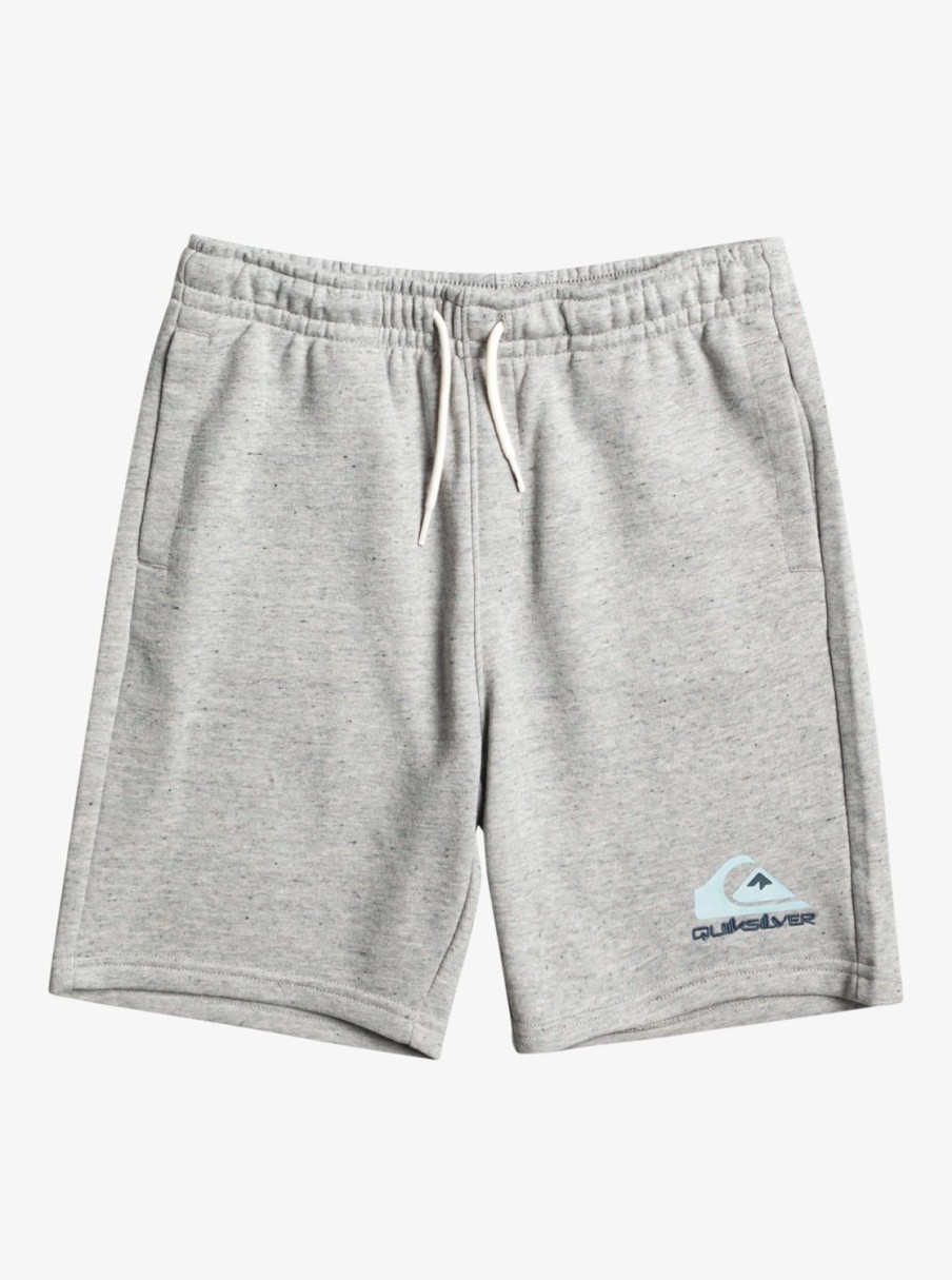 Boys Quiksilver Shorts | Boy'S 8-16 Easy Day Joggers Light Grey Heather