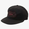 Mens Quiksilver Hats | Nylo Cap Snapback Hat Black