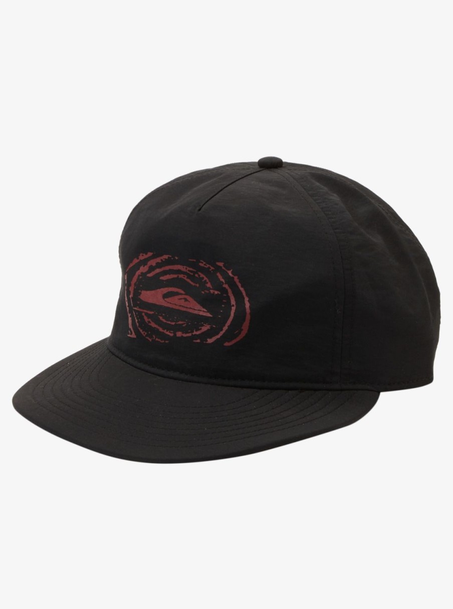 Mens Quiksilver Hats | Nylo Cap Snapback Hat Black