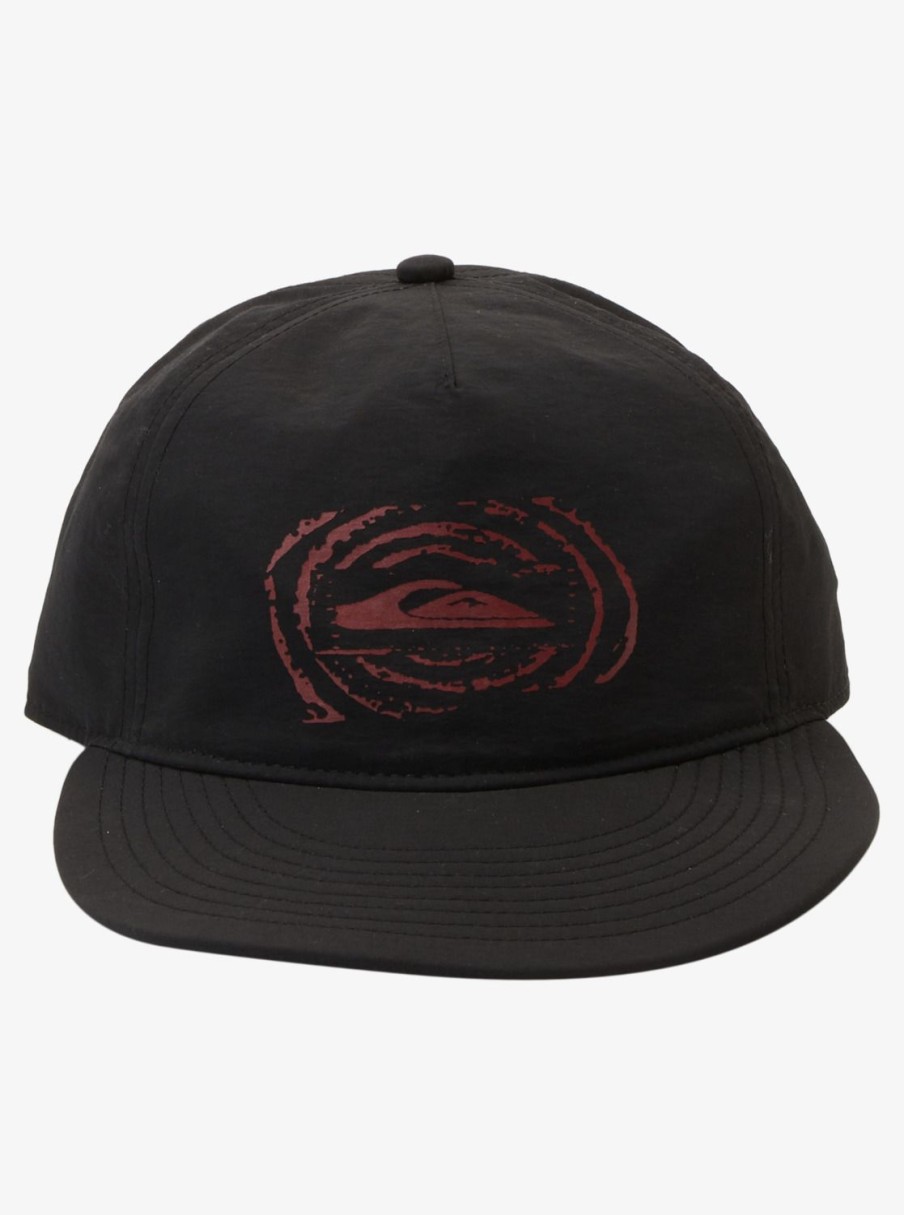 Mens Quiksilver Hats | Nylo Cap Snapback Hat Black