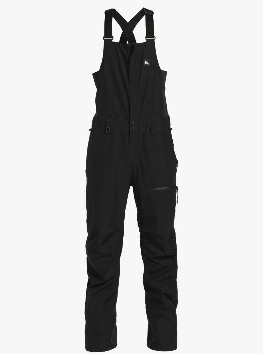 Mens Quiksilver Snow Pants | Quiksilver X Saturdays Nyc Technical Snow Bib Pants Black