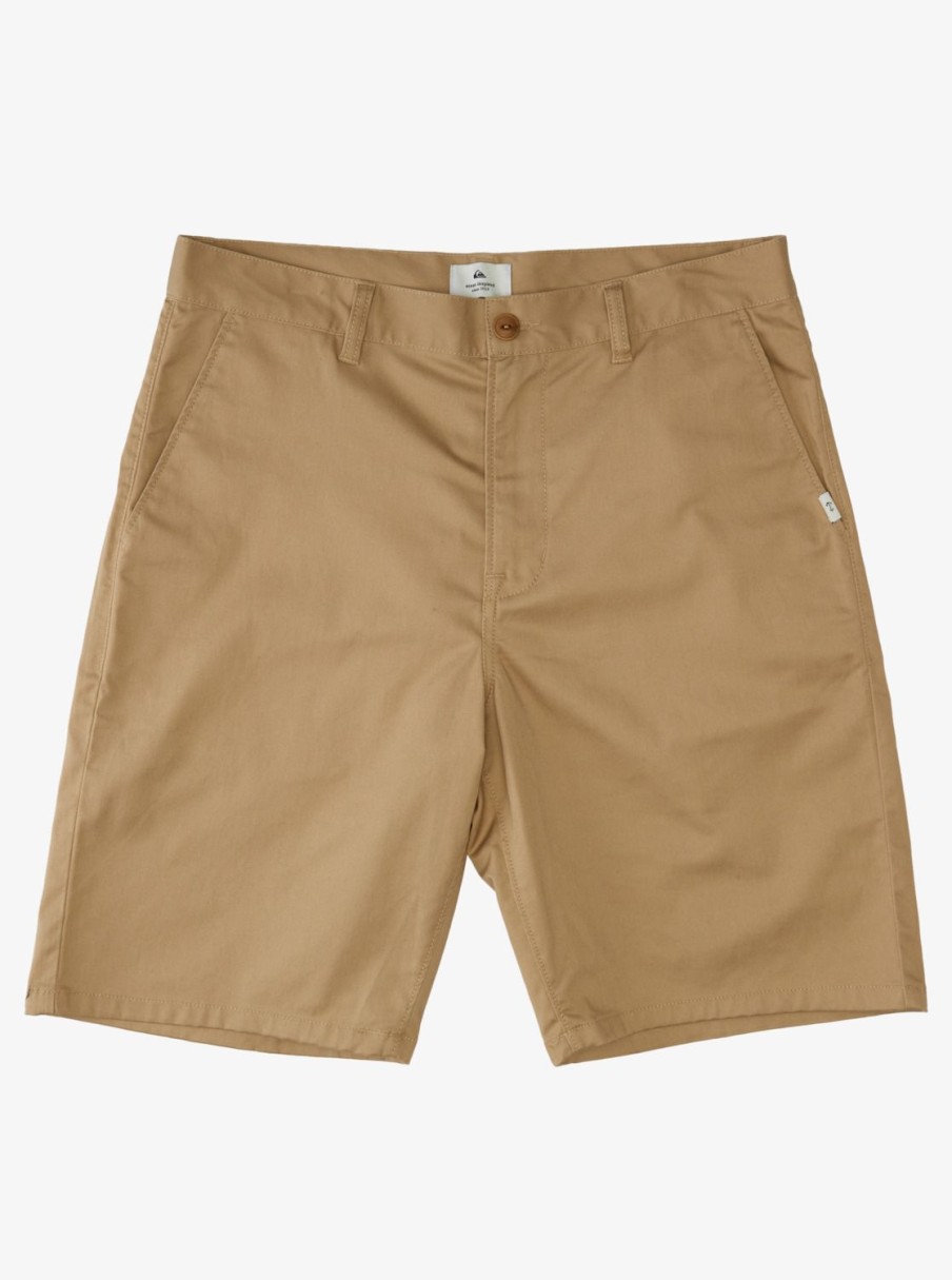 Mens Quiksilver Shorts & Amphibians | Crest Chino Chino 21" Shorts Plage