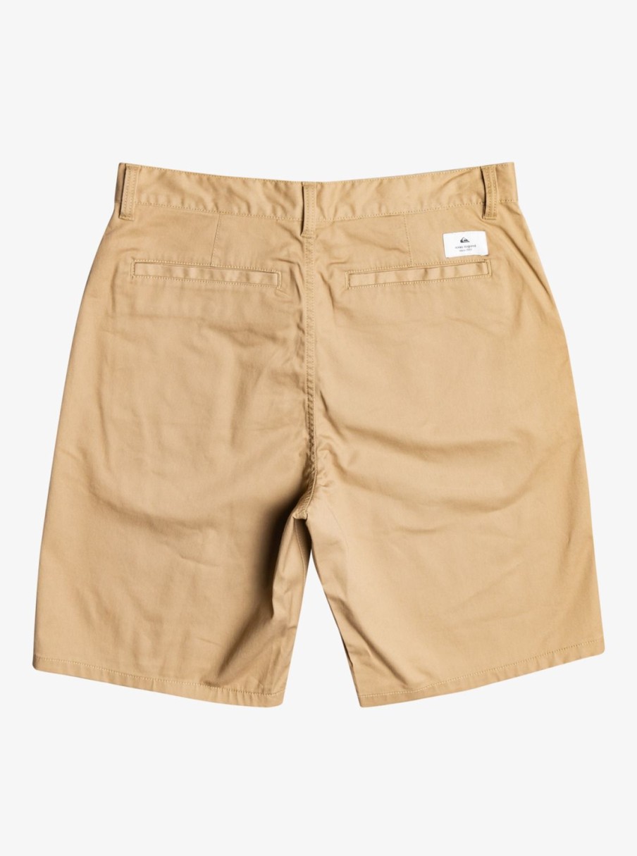 Mens Quiksilver Shorts & Amphibians | Crest Chino Chino 21" Shorts Plage