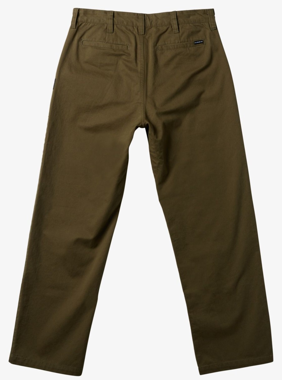 Mens Quiksilver Pants | Wilde Chino Pants Grape Leaf