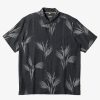 Mens Quiksilver Shirts & Polos | Waterman Skipped Out Woven Shirt Black Skipped Out