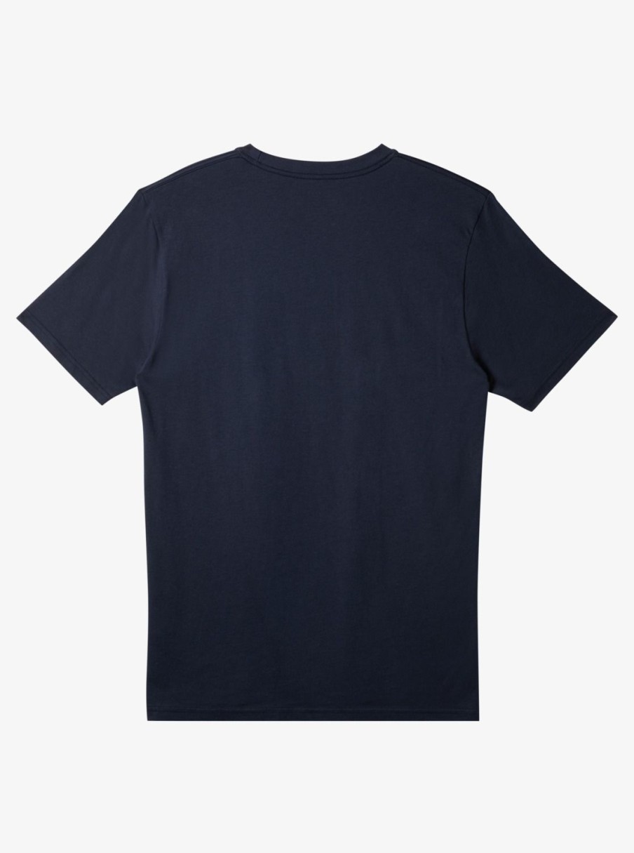 Mens Quiksilver Tees | Boardshort Linked T-Shirt Navy Blazer