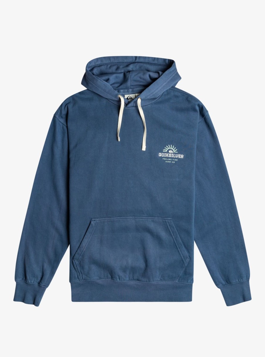 Mens Quiksilver Sweatshirts & Hoodies | Slab Hoodie Bering Sea