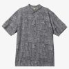 Mens Quiksilver Shirts & Polos | Waterman Amazed Palm Woven Shirt Black Amazed Palm