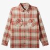 Mens Quiksilver Sweatshirts & Hoodies | Epic Surf Days Fleece Overshirt Birch Surf Days Plaid