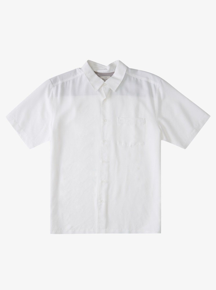 Waterman Quiksilver | Waterman Centinela Premium Anti-Wrinkle Shirt White Centinella