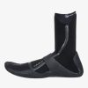 Mens Quiksilver Wetsuits | 3Mm Marathon Sessions Split Toe Wetsuit Boots Black