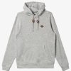 Mens Quiksilver Sweatshirts & Hoodies | Keller Fleece Top Light Grey Heather