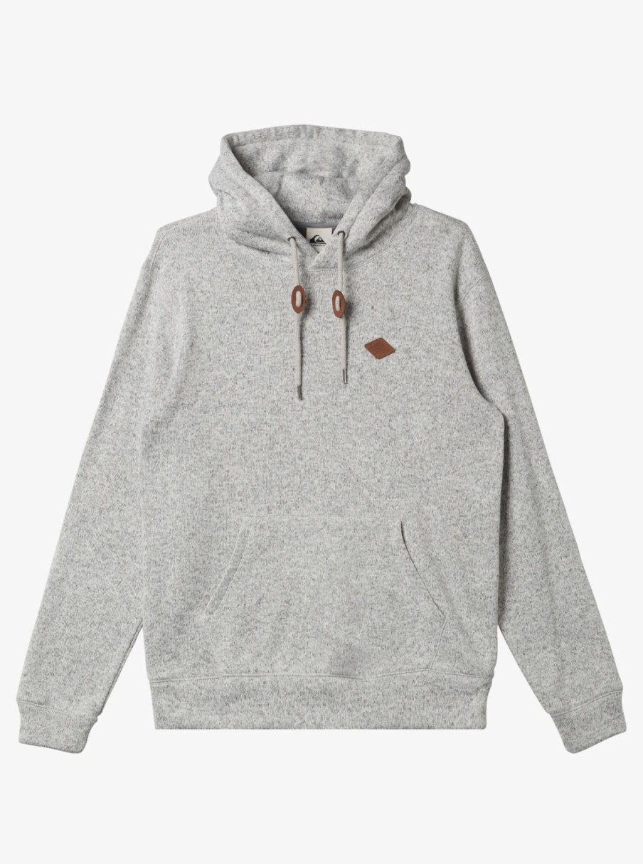 Mens Quiksilver Sweatshirts & Hoodies | Keller Fleece Top Light Grey Heather