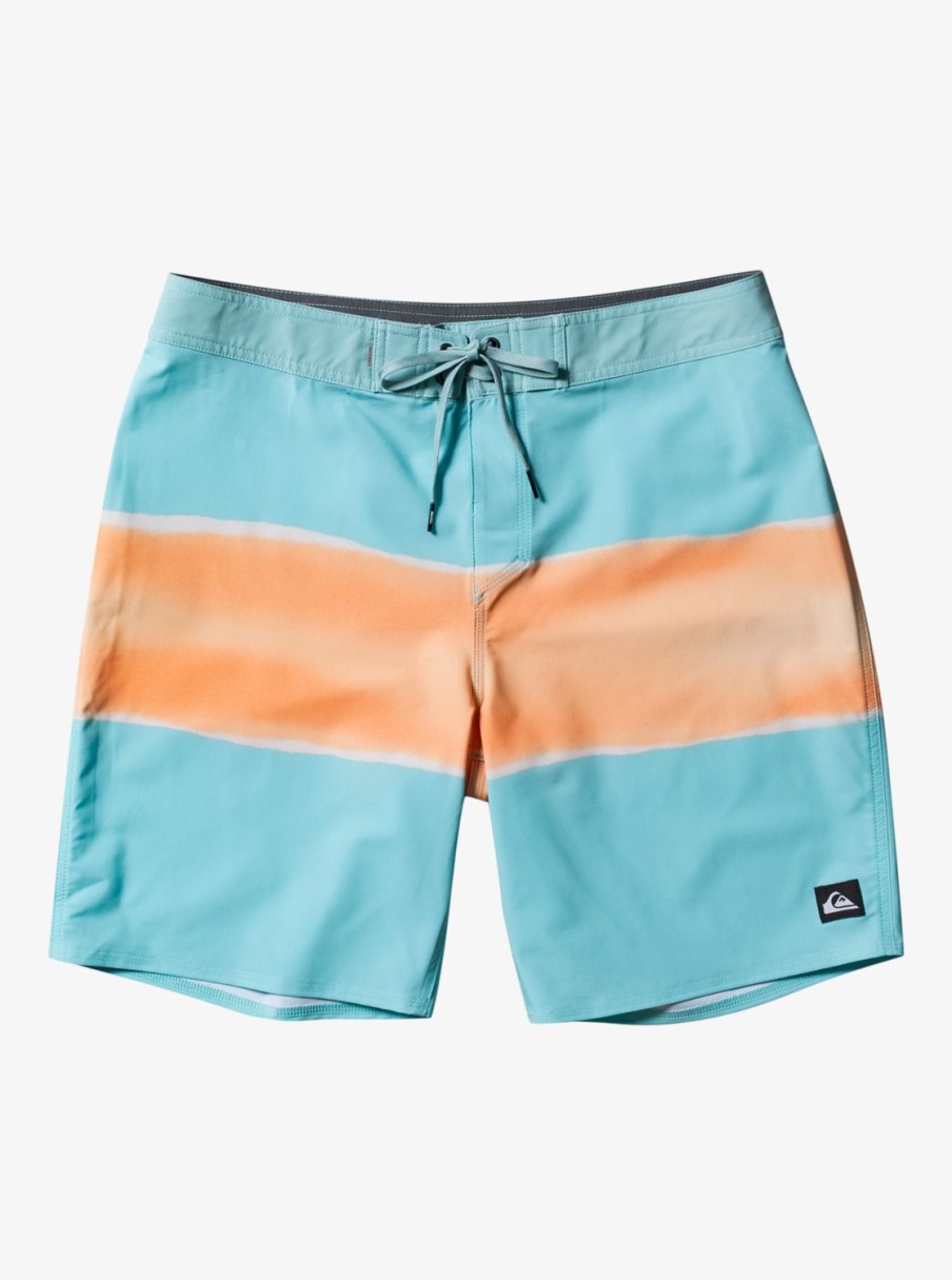 Mens Quiksilver Boardshorts | Surfsilk Air Brush 19" Boardshorts Angel Blue