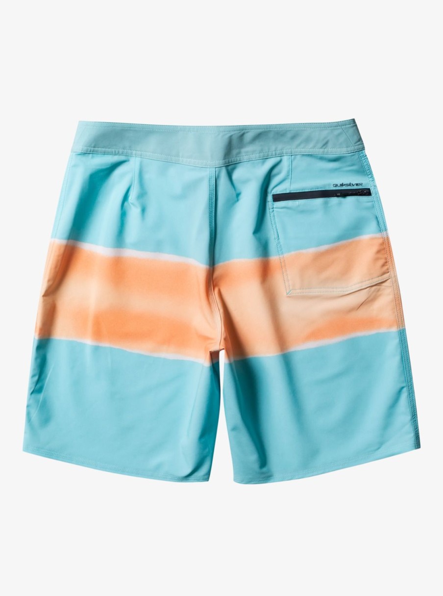 Mens Quiksilver Boardshorts | Surfsilk Air Brush 19" Boardshorts Angel Blue