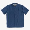 Waterman Quiksilver | Waterman Centinela Premium Anti-Wrinkle Shirt Midnight Navy Centinella