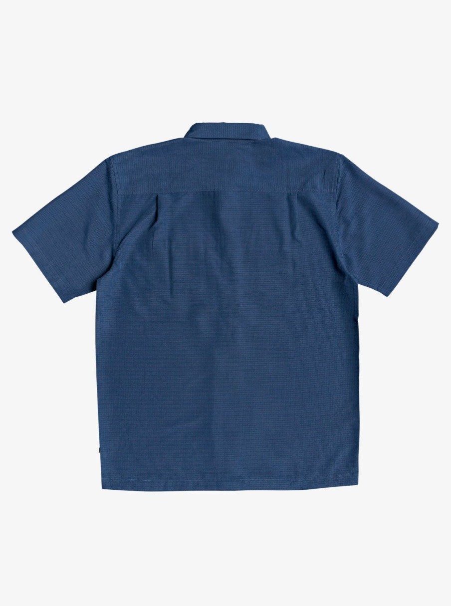 Waterman Quiksilver | Waterman Centinela Premium Anti-Wrinkle Shirt Midnight Navy Centinella