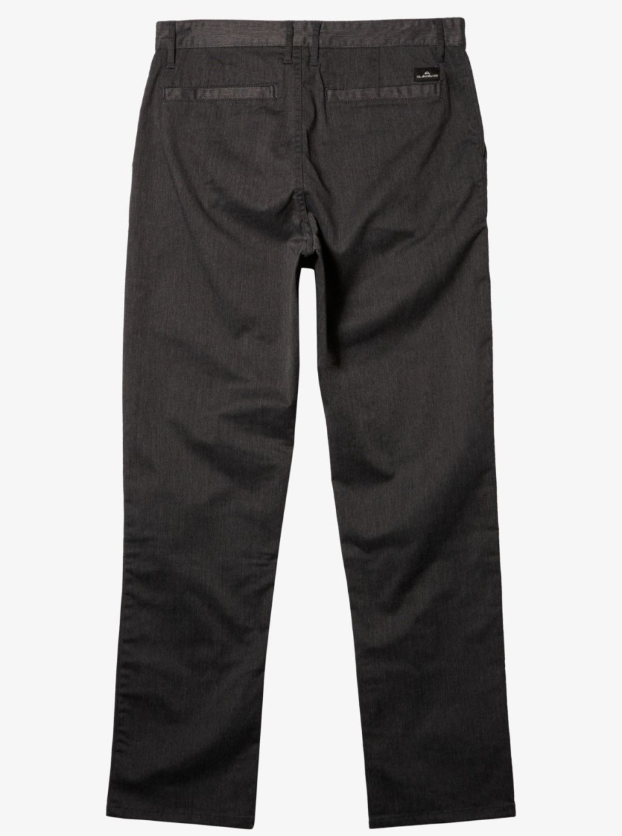 Mens Quiksilver Pants | Everyday Union Chinos Dark Grey Heather