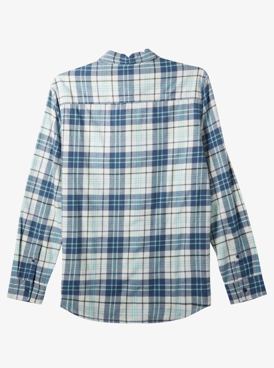 Mens Quiksilver Shirts & Polos | Banchor Long Sleeve Shirt Snow White Banchor