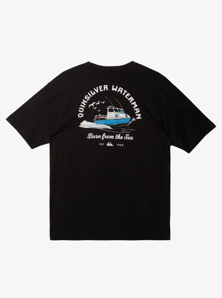 Waterman Quiksilver | Waterman Todos Run T-Shirt Black