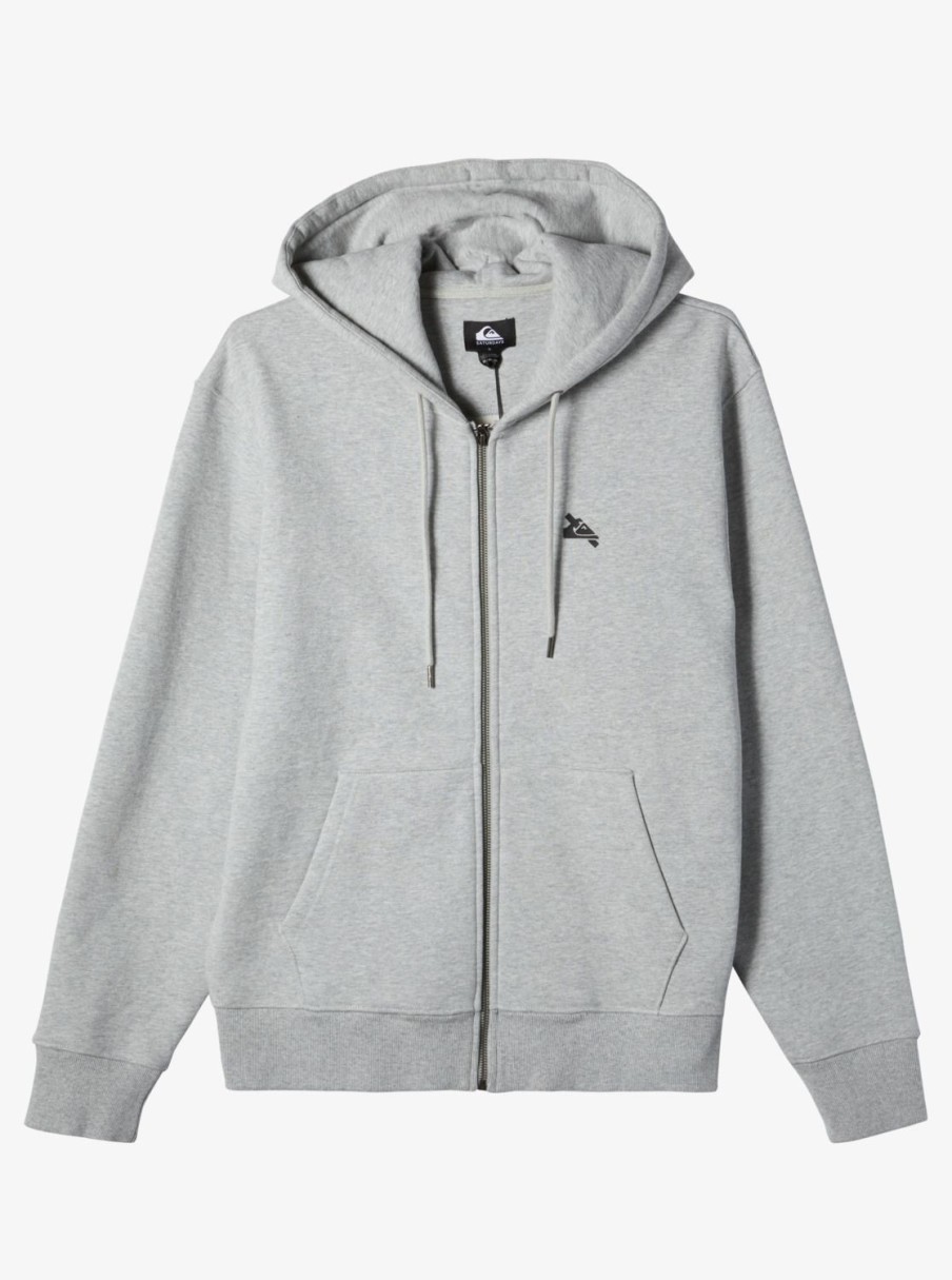 Mens Quiksilver Sweatshirts & Hoodies | Quiksilver X Saturdays Nyc Hoodie Athletic Heather