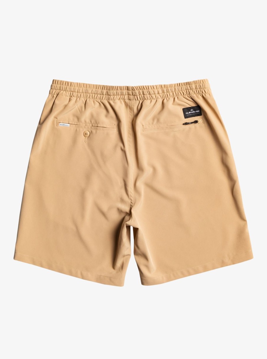 Boys Quiksilver Shorts | Boy'S 2-7 Ocean Elastic Waist 14" Amphibian Boardshorts Plage