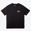 Mens Quiksilver Tees | Fall City T-Shirt Black