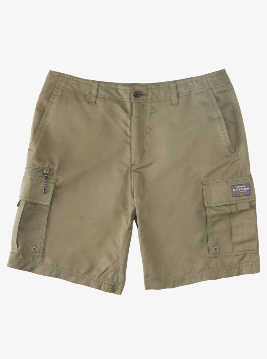 Waterman Quiksilver | Waterman Maldive Atoll Cargo 20" Shorts Dusty Olive