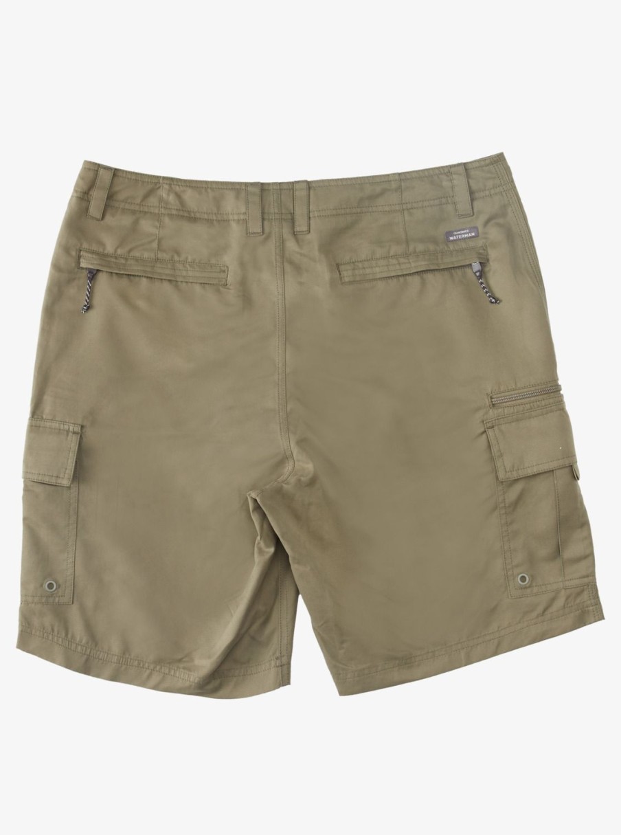 Waterman Quiksilver | Waterman Maldive Atoll Cargo 20" Shorts Dusty Olive