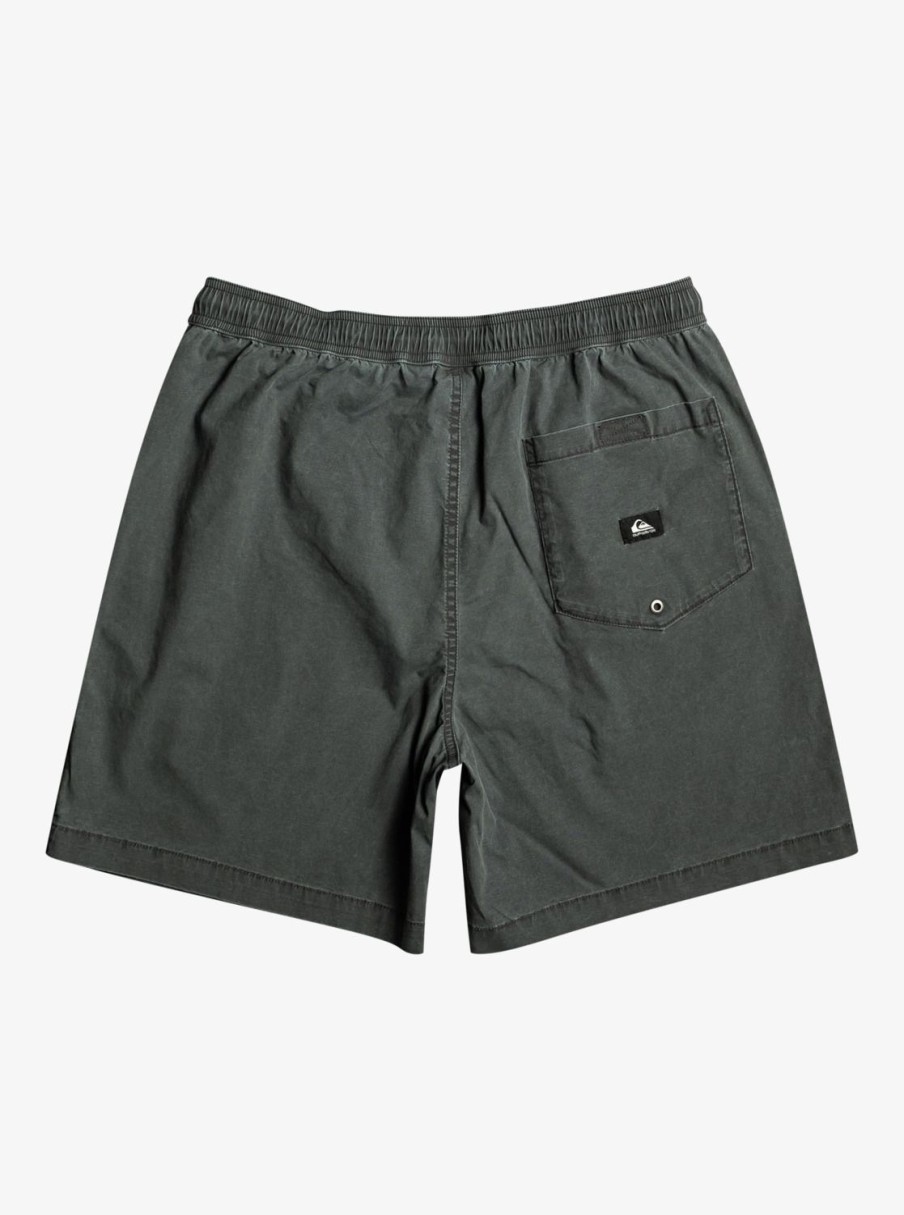 Mens Quiksilver Shorts & Amphibians | Taxer Elastic Waist Shorts Black