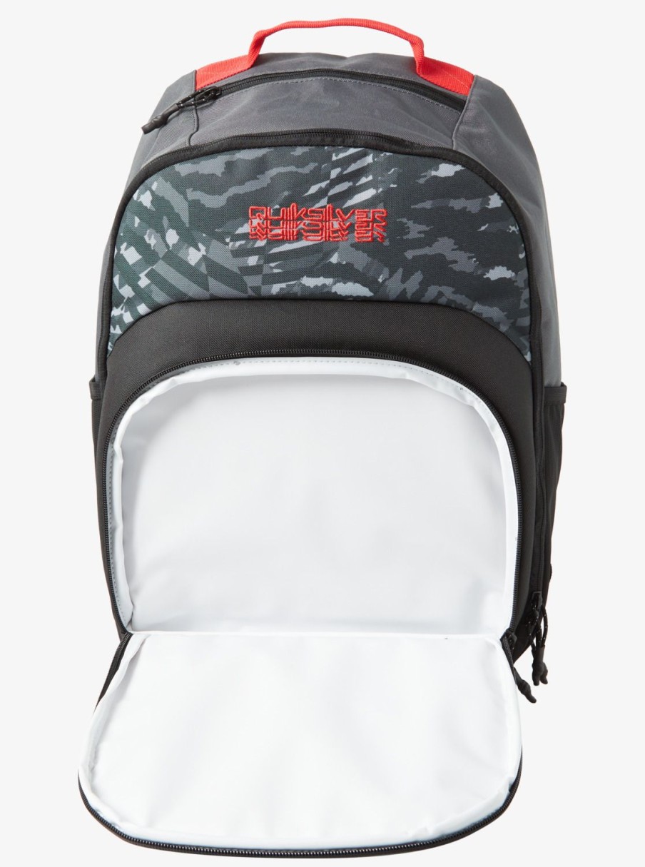 Boys Quiksilver Backpacks & Bags | Schoolie Cooler 2.0 Insulated Backpack Black Radical Times 233