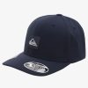 Mens Quiksilver Hats | Adapted Flexfit Hat Insignia Blue