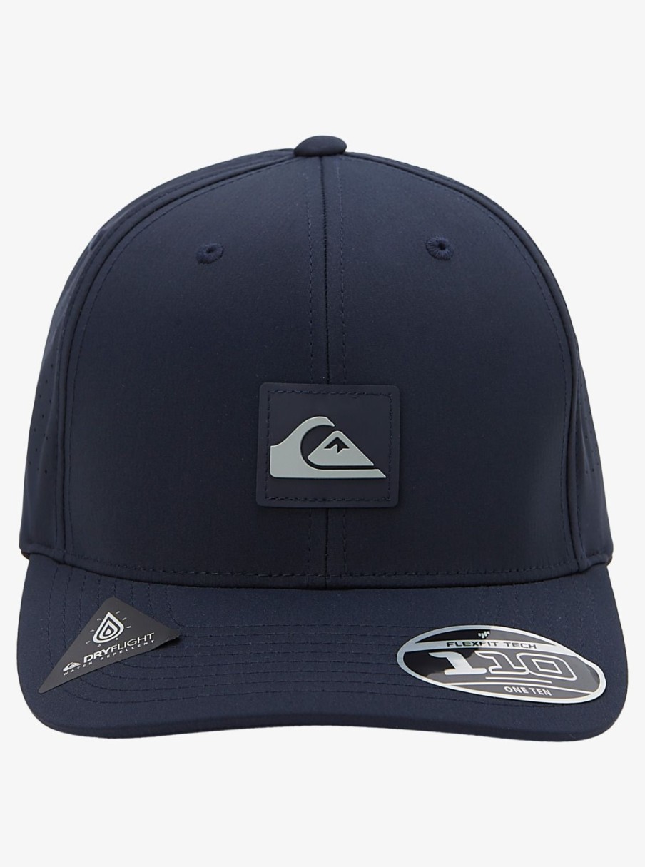 Mens Quiksilver Hats | Adapted Flexfit Hat Insignia Blue