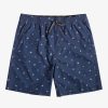 Mens Quiksilver Boardshorts | Taxer Print 18" Amphibian Boardshorts Naval Accademy