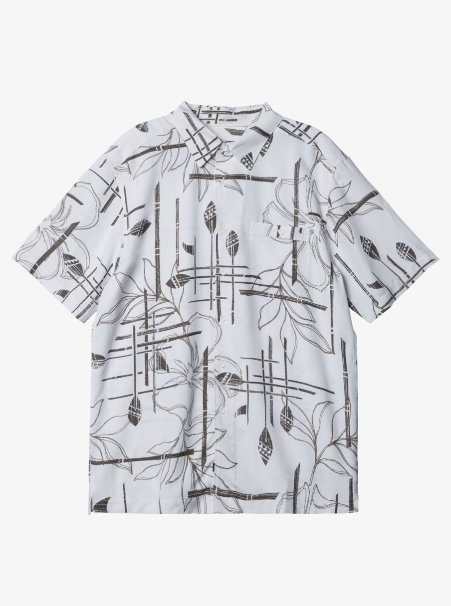 Waterman Quiksilver | Waterman Paddle Out Short Sleeve Shirt White