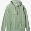 Mens Quiksilver Sweatshirts & Hoodies | Cord Hoodie Iceberg Green