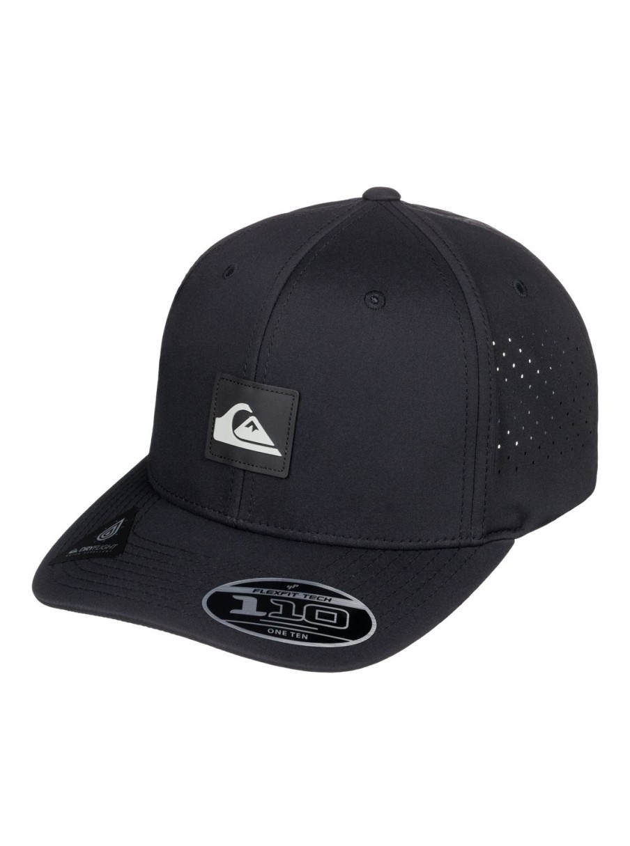 Mens Quiksilver Hats | Adapted Flexfit Hat Black