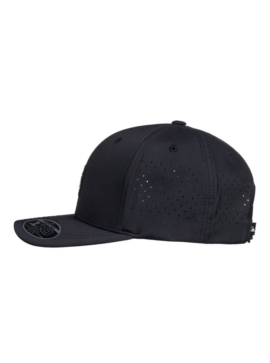 Mens Quiksilver Hats | Adapted Flexfit Hat Black