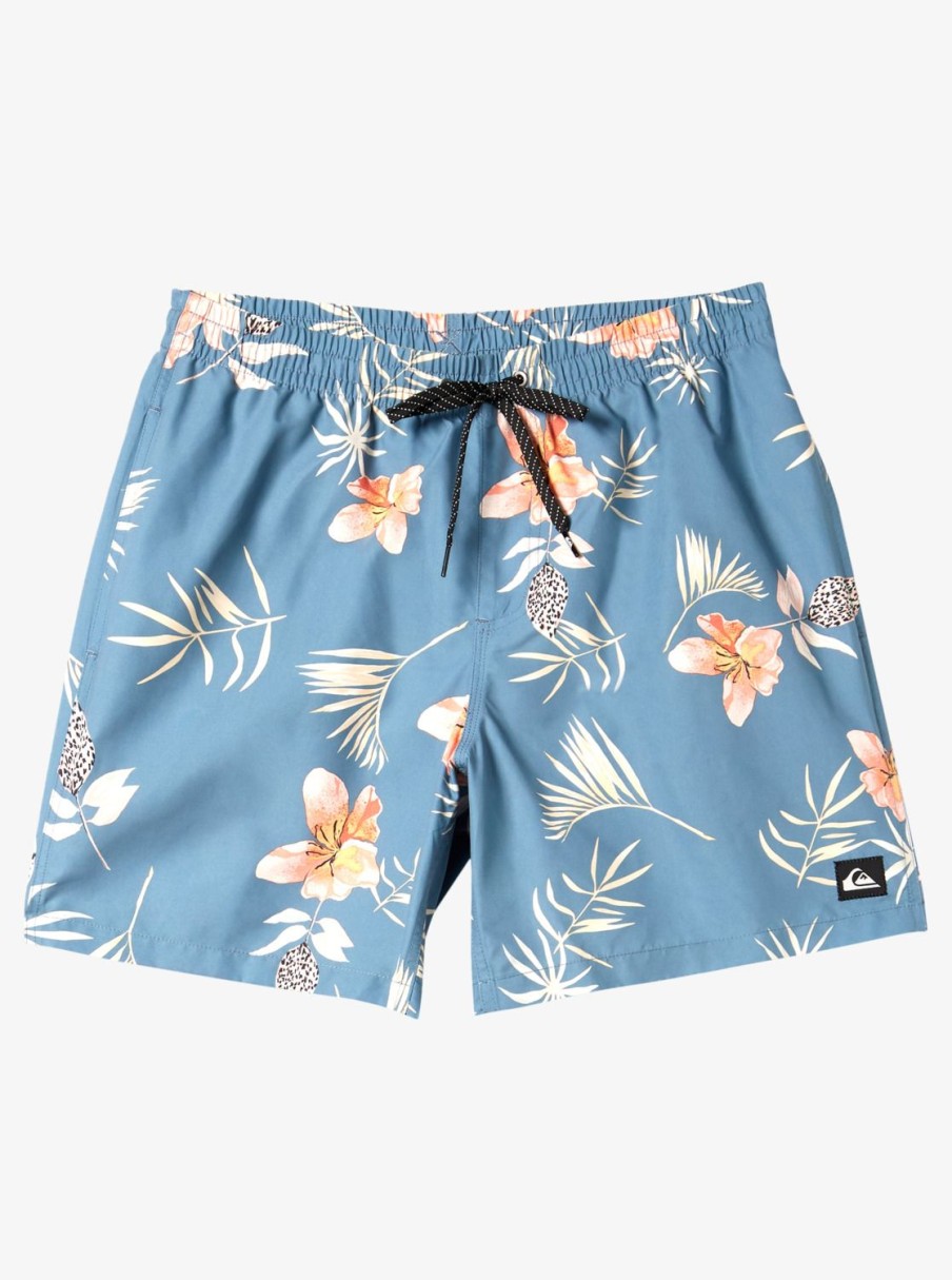 Mens Quiksilver Boardshorts | Everyday Mix 17" Volleys Aegean Blue