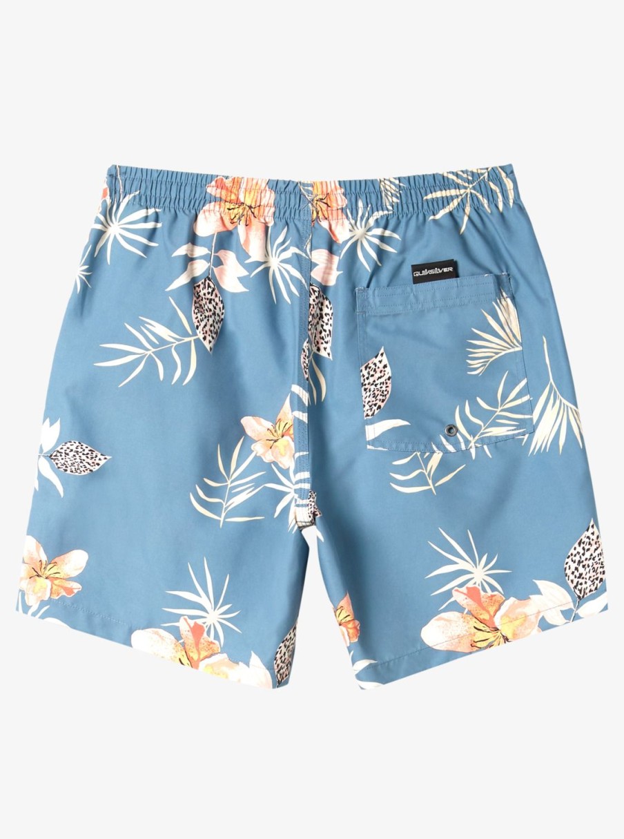 Mens Quiksilver Boardshorts | Everyday Mix 17" Volleys Aegean Blue