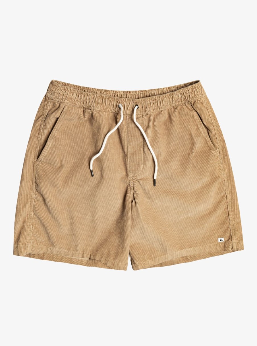 Mens Quiksilver Shorts & Amphibians | Taxer Cord Shorts Plage