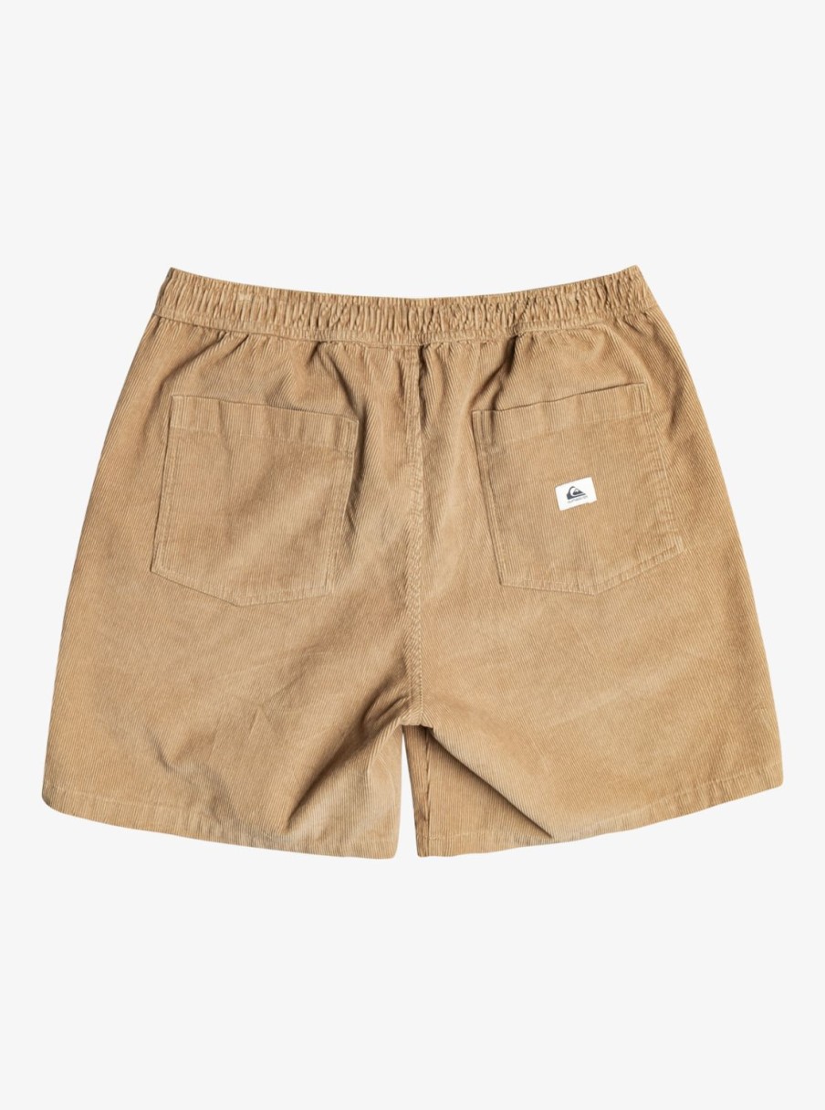 Mens Quiksilver Shorts & Amphibians | Taxer Cord Shorts Plage