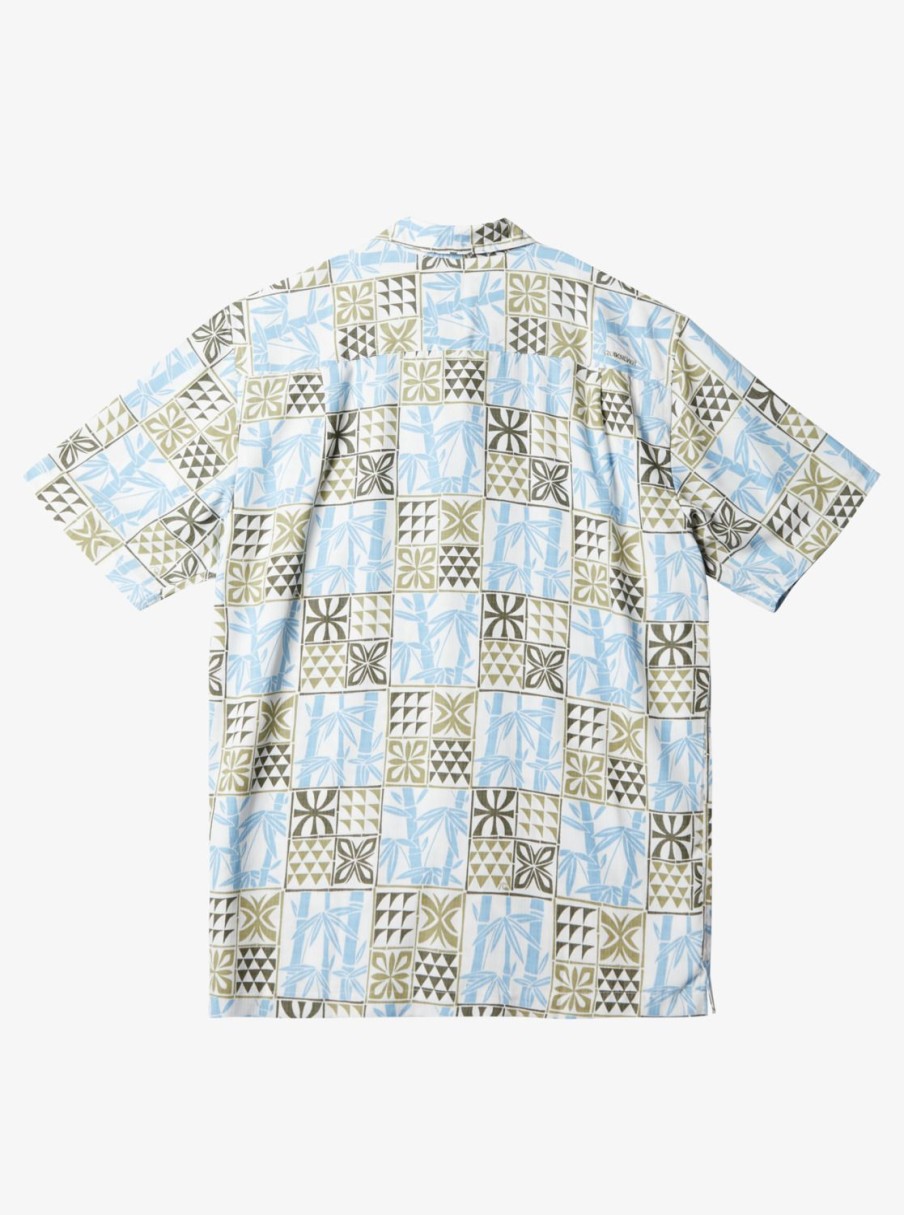 Mens Quiksilver Shirts & Polos | Waterman Plaid Flight Short Sleeve Shirt Tea Checked Flight